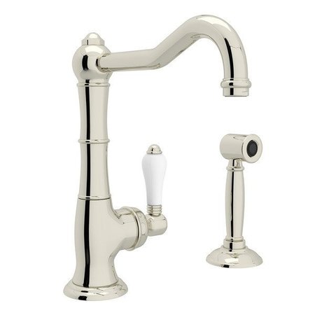 ROHL Cinquanta Single Hole Bar Faucet In Polished Nickel A3650/6.5LPWSPN-2